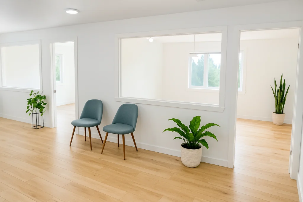 Bureaux avec fenestration